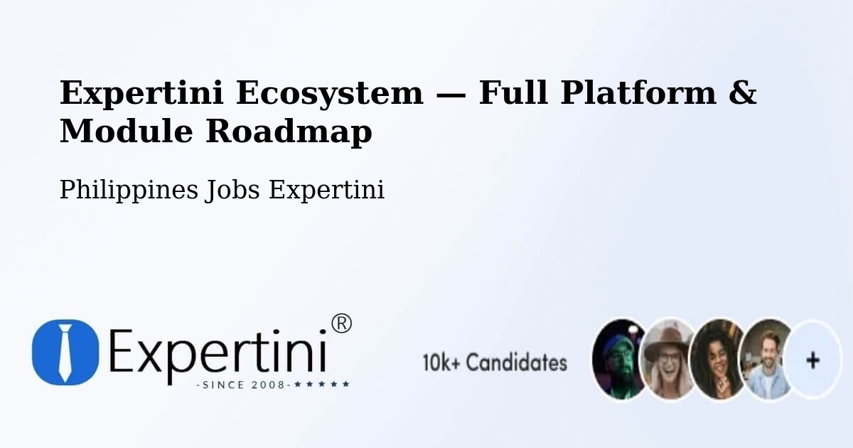 Expertini Ecosystem — Full Platform & Module Roadmap – Santol