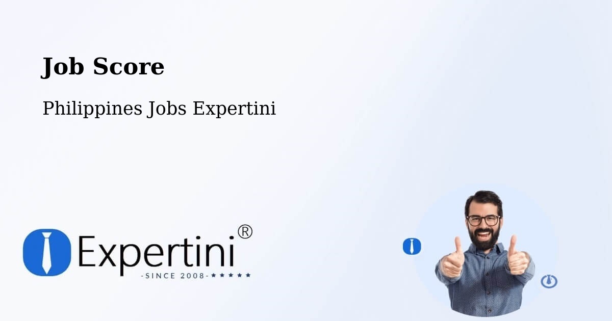 Job Score & Job Description Score Tool – Santol - Philippines Jobs Expertini